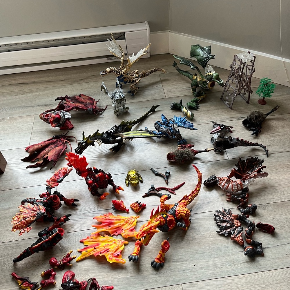 Mega Bloks Dragons Lot - for parts
